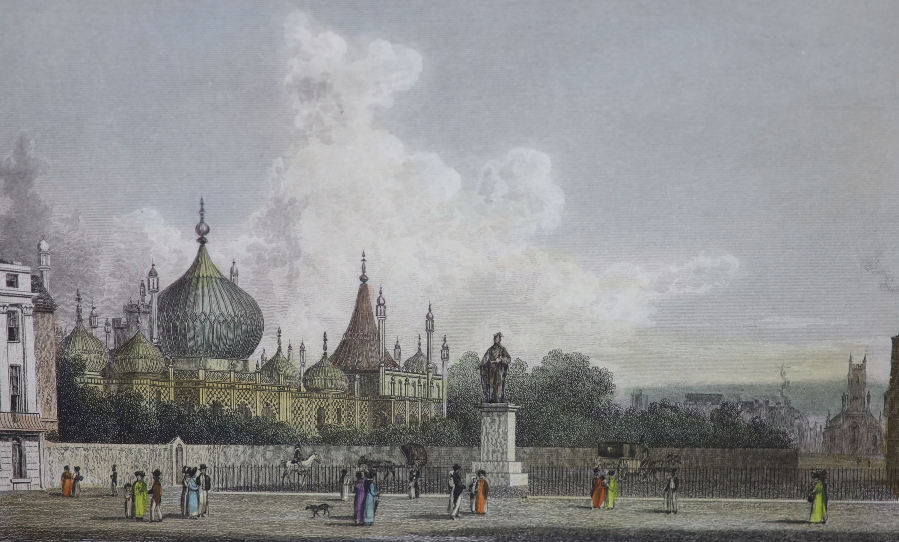 A collection of nineteen assorted 19th century Brighton related prints, largest 15 x 21cm